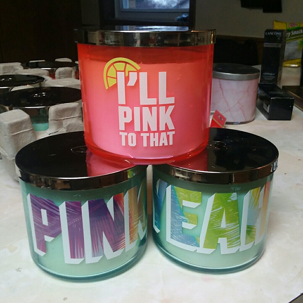 PINK Victoria's Secret candle lot